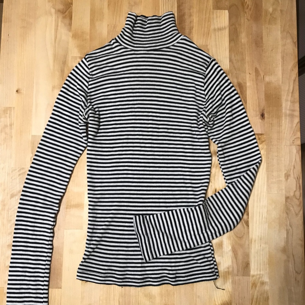 Brandy Melville Striped Turtleneck